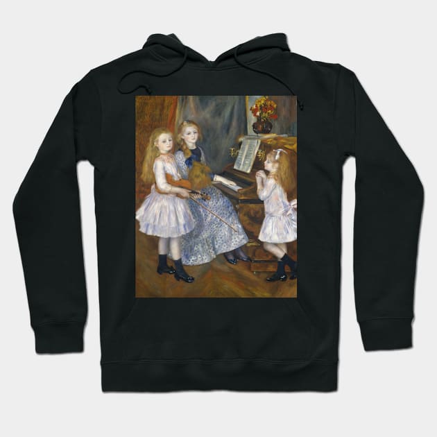 The Daughters of Catulle Mendes by Auguste Renoir Hoodie by Classic Art Stall